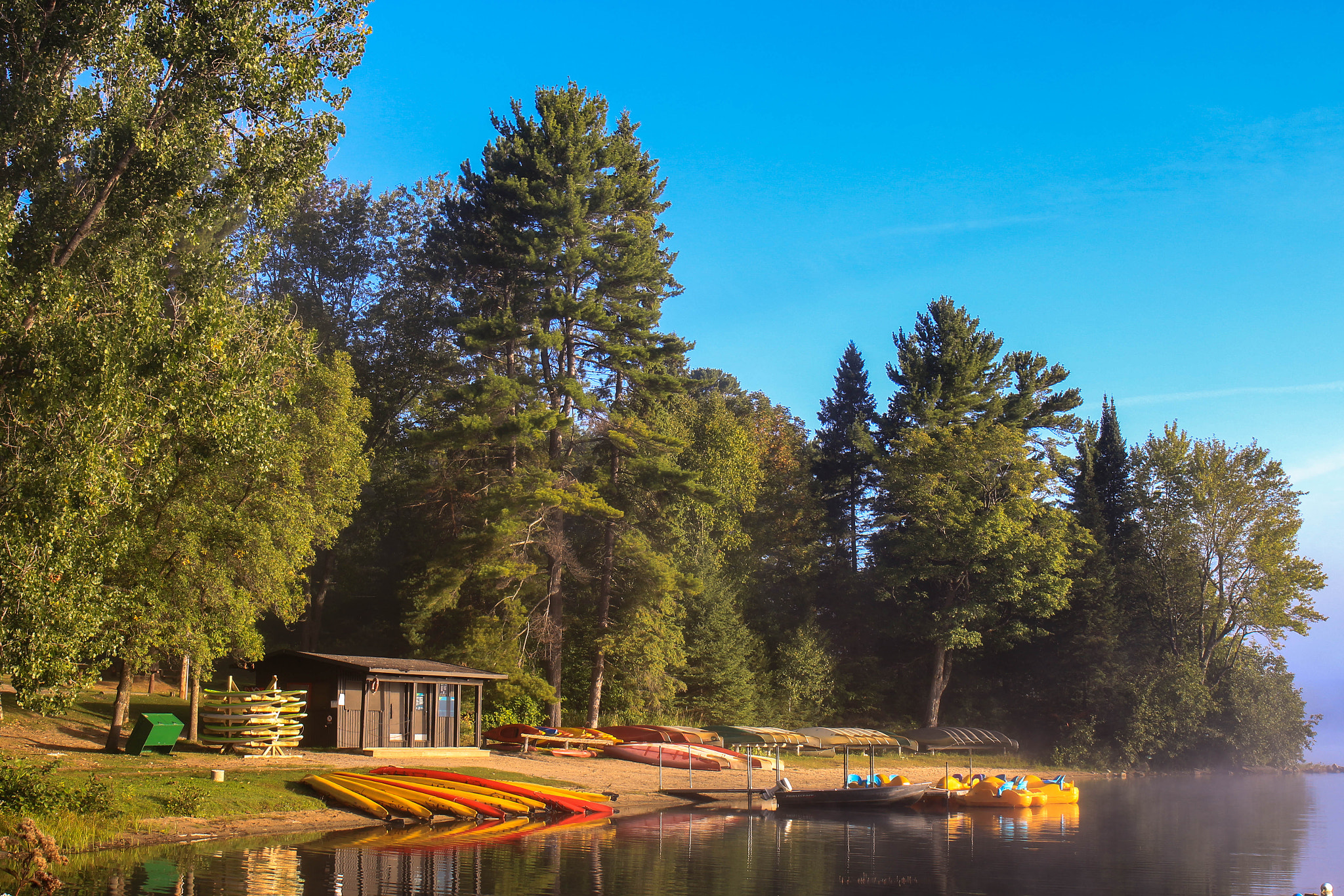 Canon EF 24-70mm F4L IS USM sample photo. Canoe photography