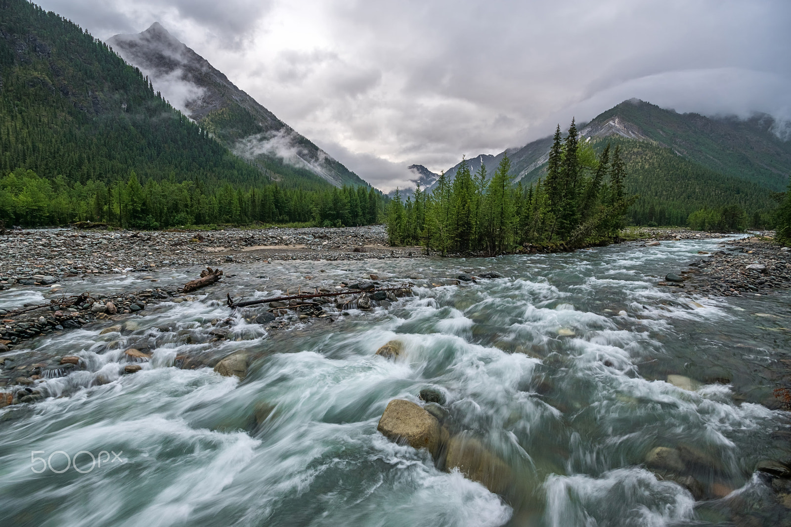 Sigma AF 10-20mm F4-5.6 EX DC sample photo. Rapid mountain river shumak in tunka range photography