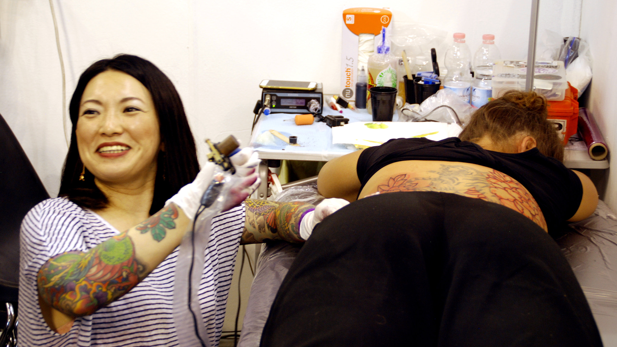 Nikon D80 sample photo. Catania tattoo convention - kanae tattooer, nine tails tattoo photography