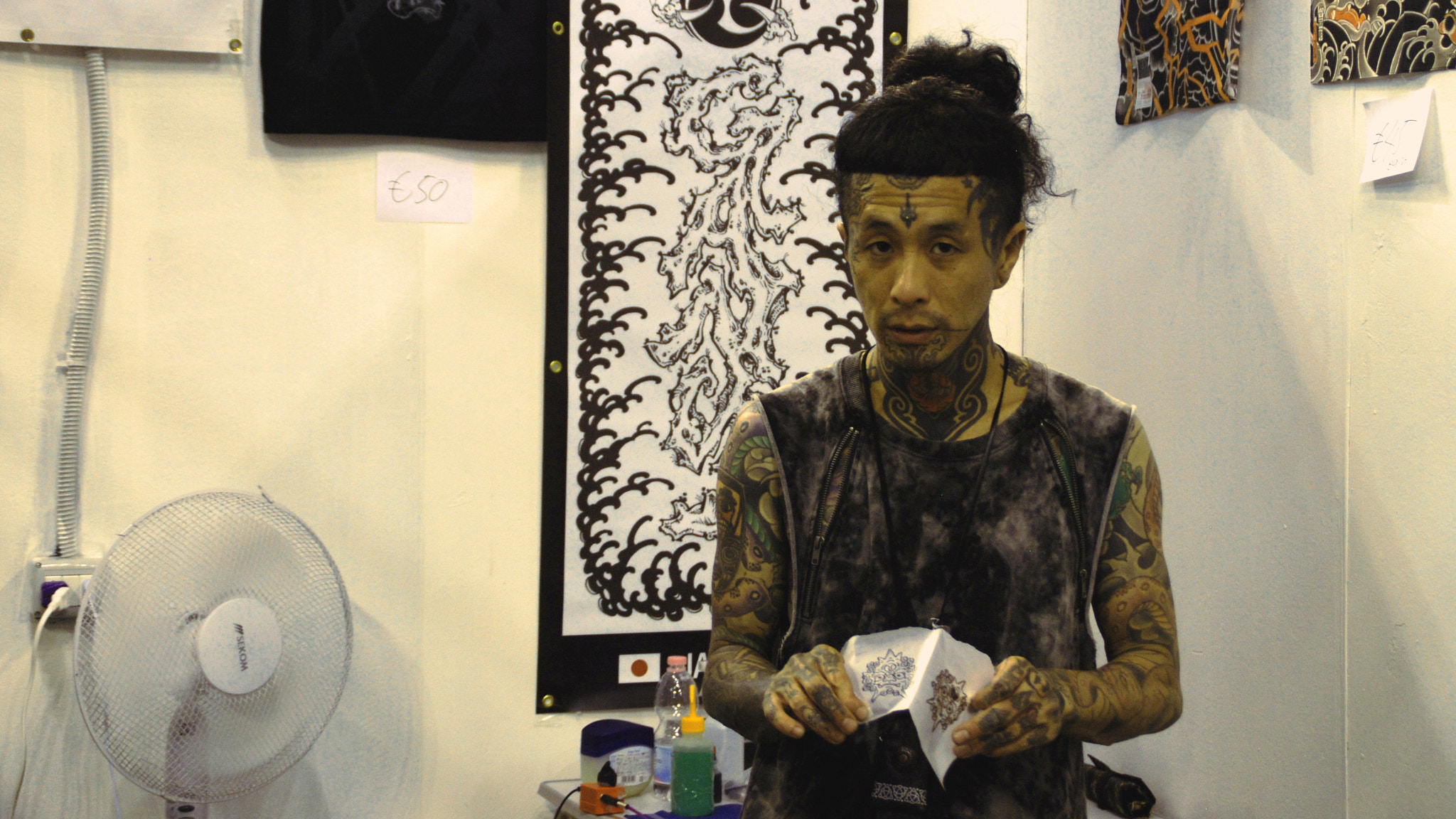 Nikon D80 sample photo. Catania tattoo convention - ganji, three tides tattoo photography