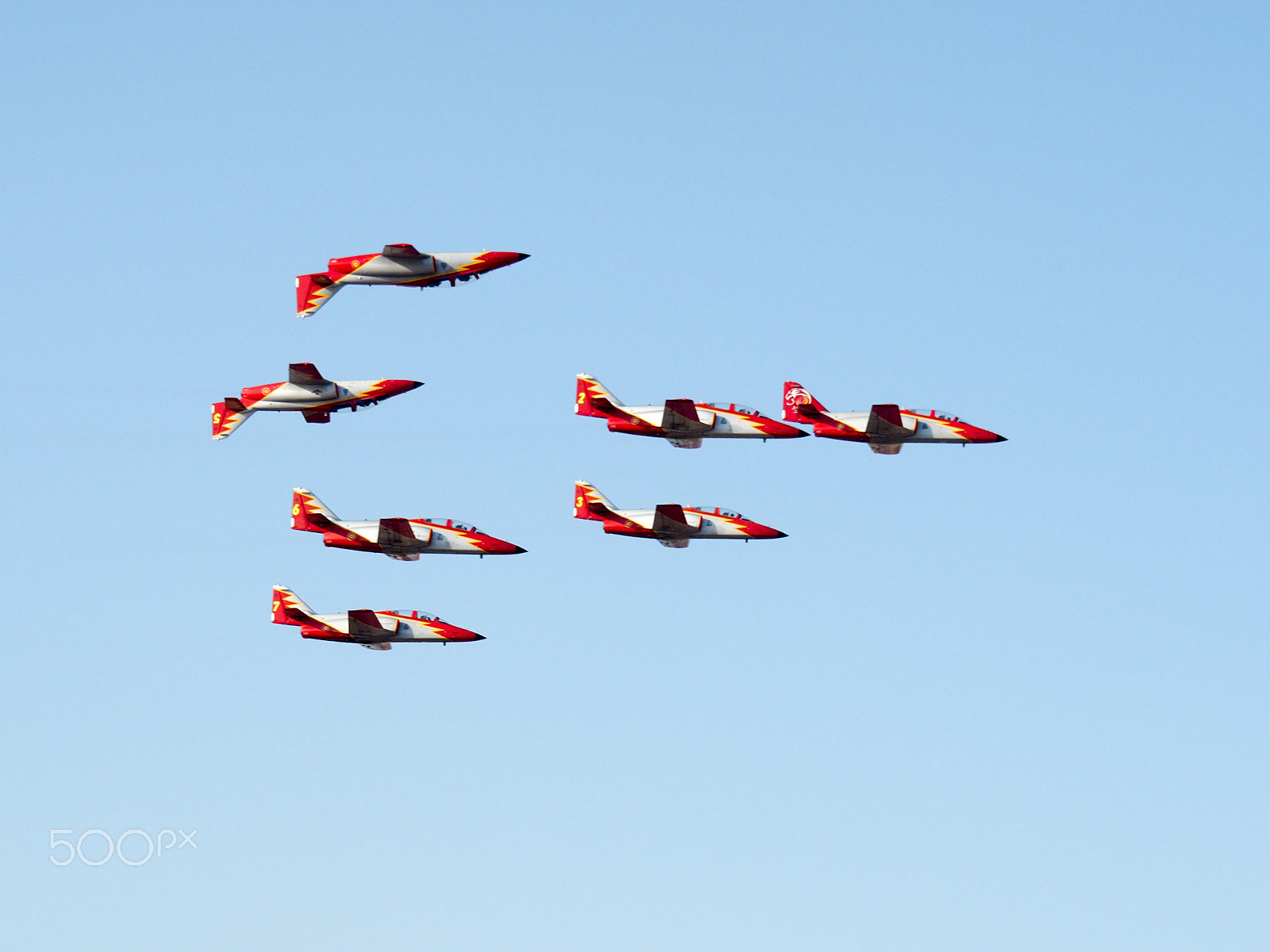 OLYMPUS M.14-150mm F4.0-5.6 II sample photo. Patrulla Águila @ athens flying week 2 photography