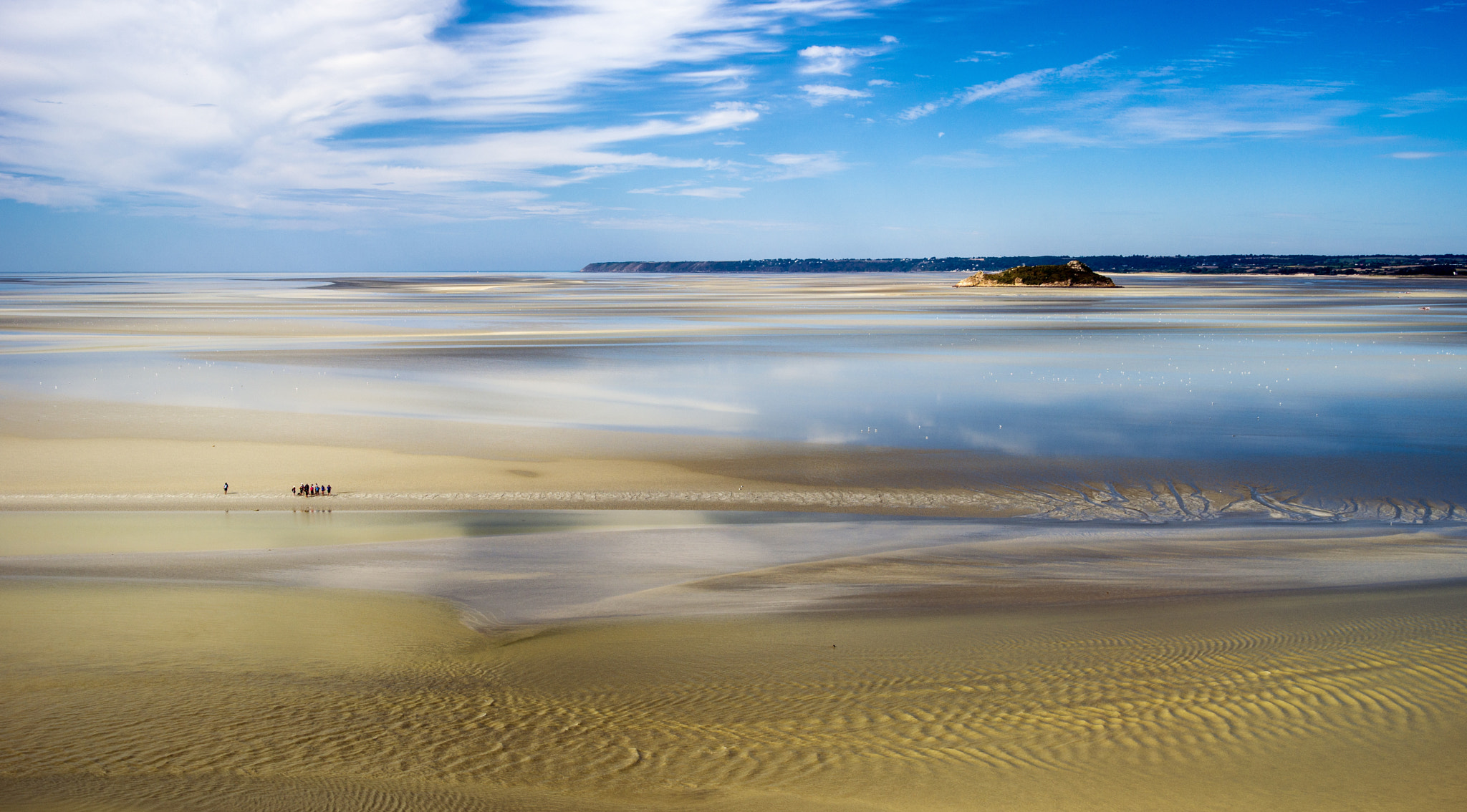 Sony a99 II sample photo. The bay of the mont saint-michel - tide out. photography