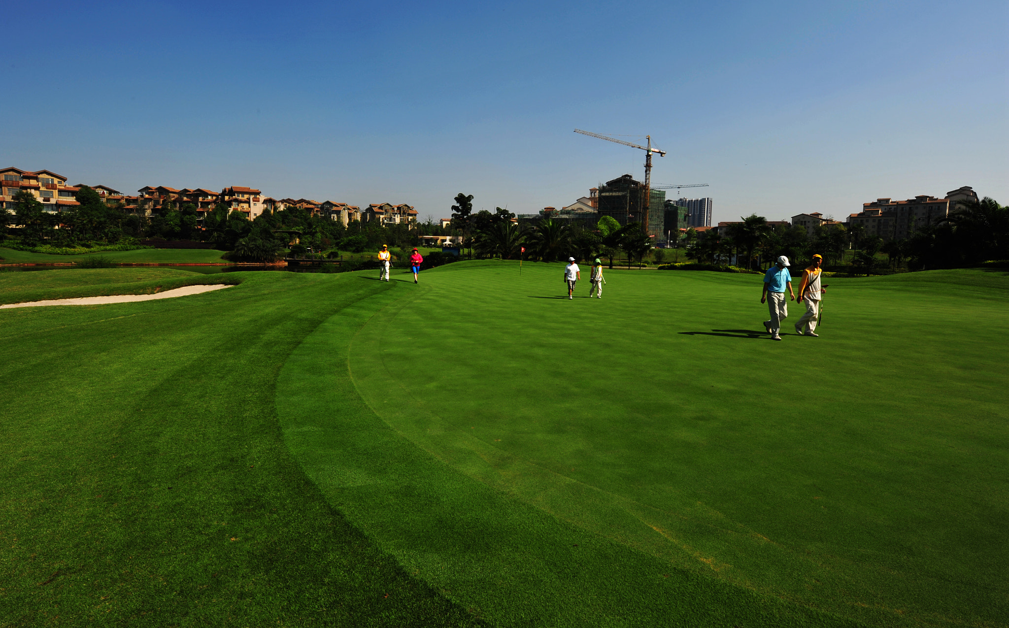 Nikon D3 sample photo. Golf course photography