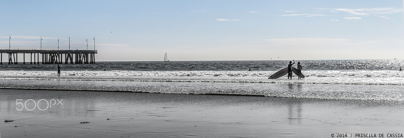 Nikon D90 + Sigma 18-50mm F2.8 EX DC Macro sample photo. Venice surfers photography