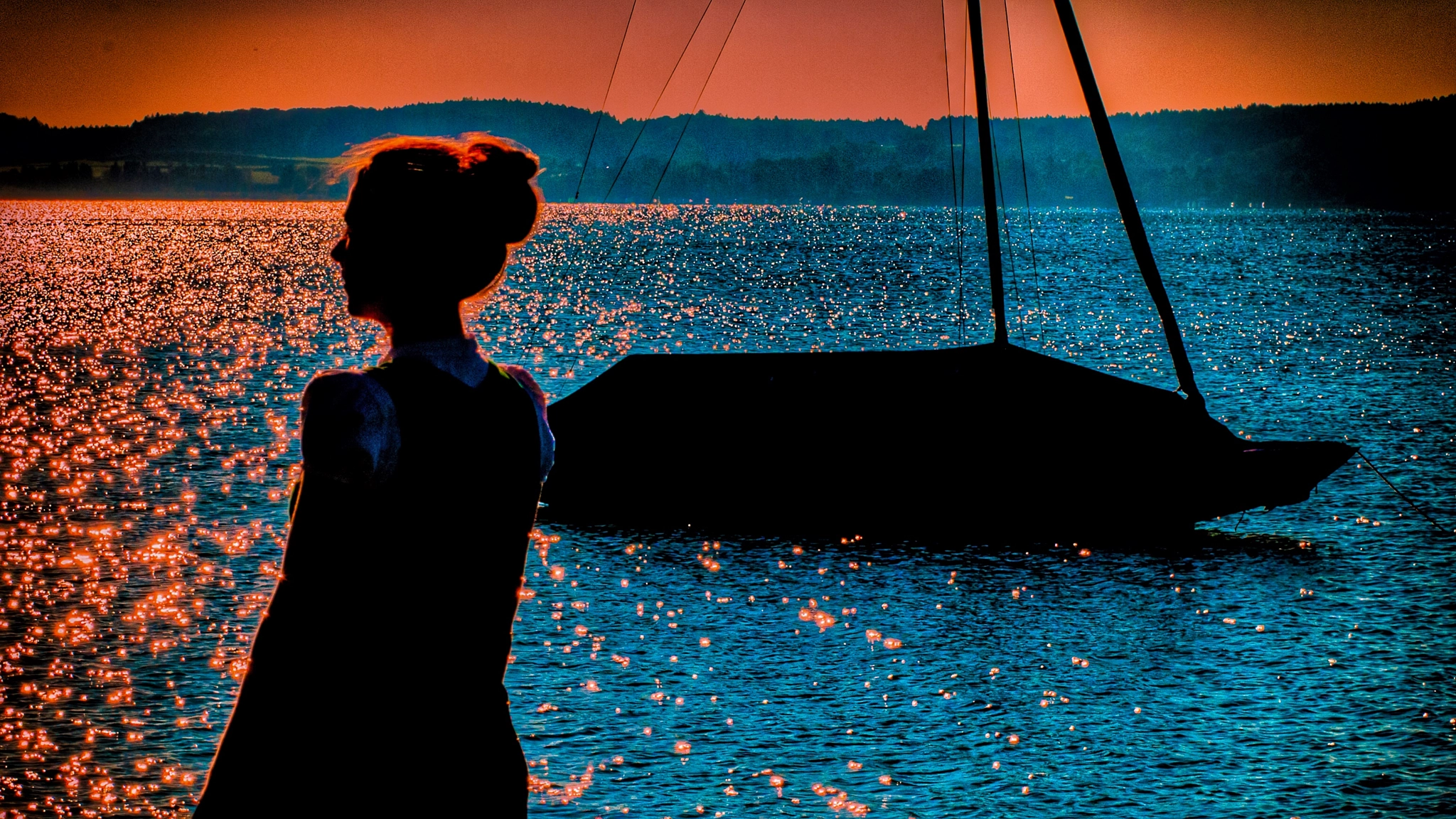 AF Zoom-Nikkor 80-200mm f/2.8 ED sample photo. Shooting for ammerlander vintage dirndl at lake starnberg photography