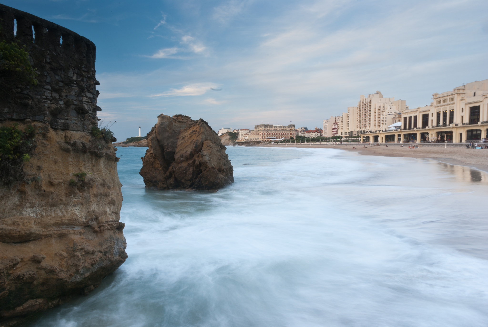 Pentax K10D + Pentax smc DA 15mm F4 ED AL Limited sample photo. Biarritz photography