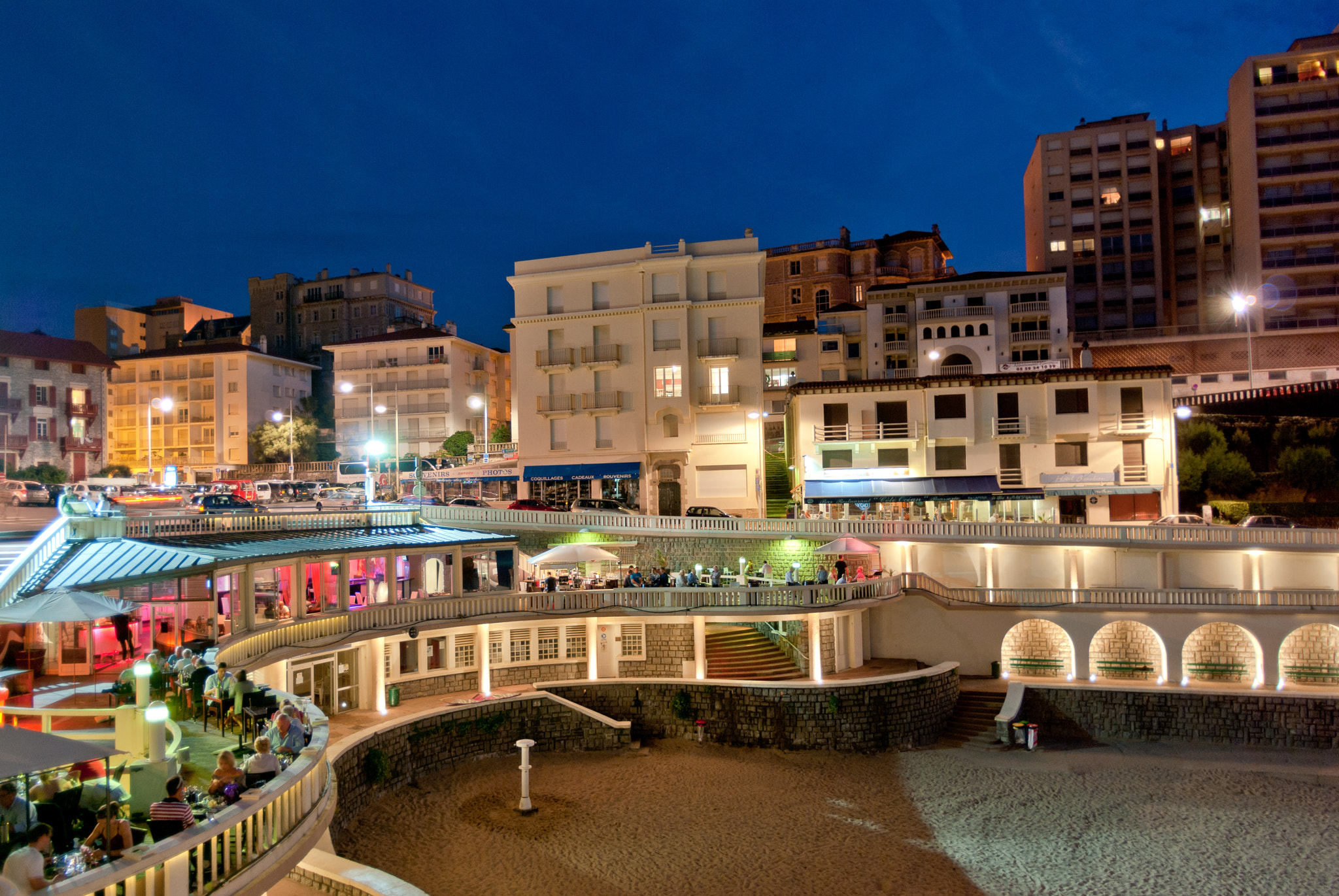 Pentax K10D + Pentax smc DA 15mm F4 ED AL Limited sample photo. Biarritz photography