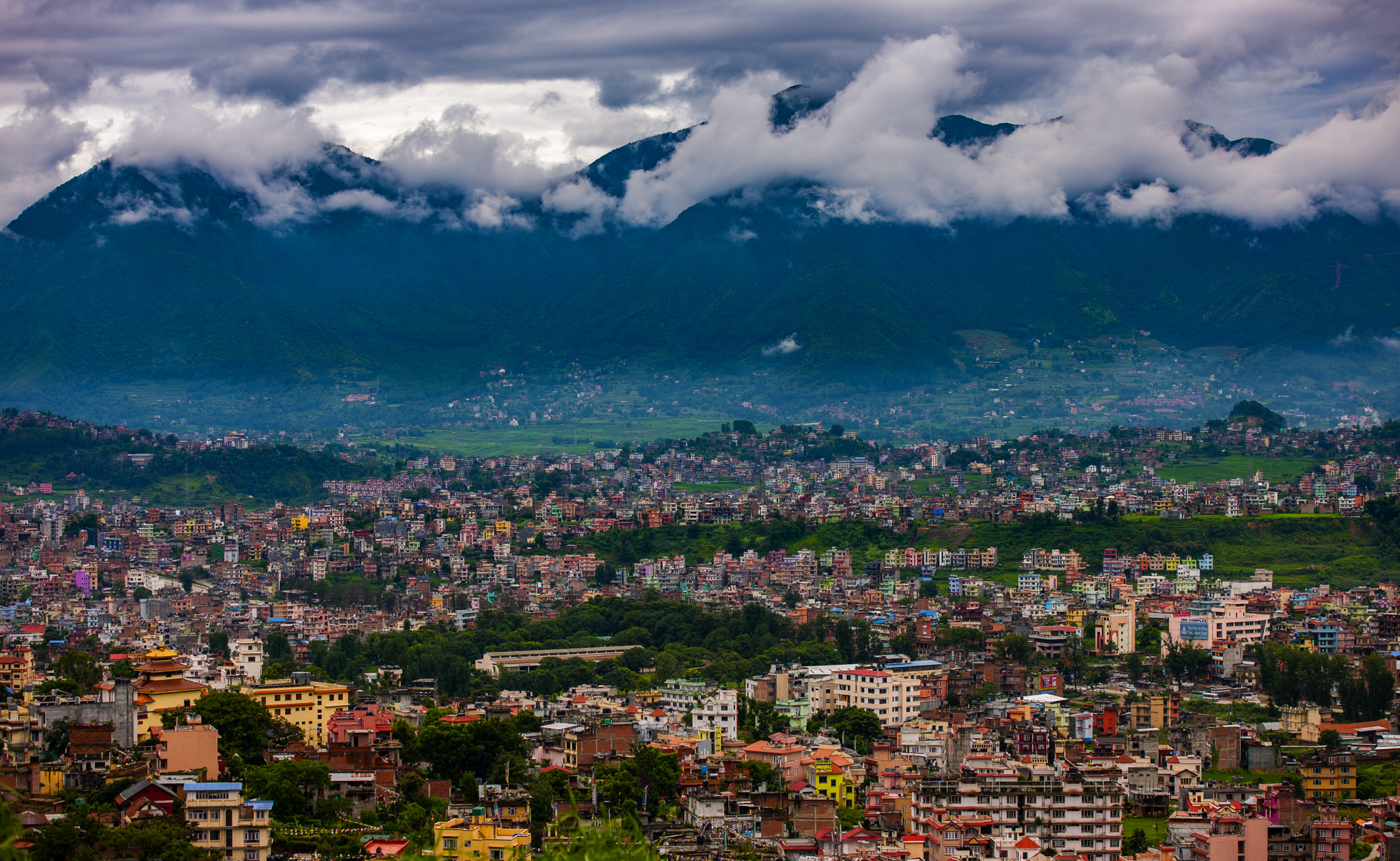 Nikon D3X sample photo. Kathmandu city view photography