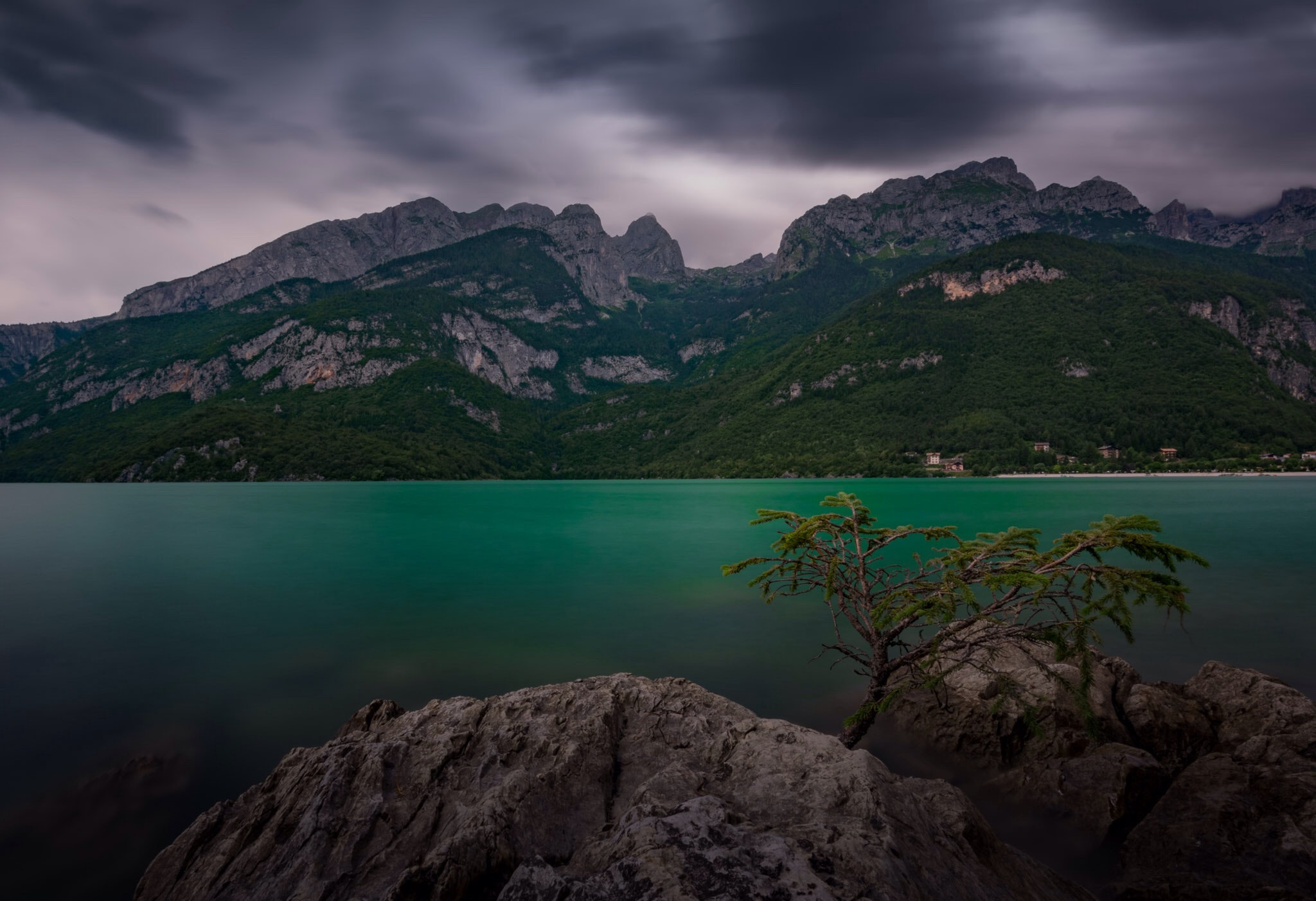 Tokina AT-X 11-20mm F2.8 PRO DX sample photo. Clouds above lake molveno photography