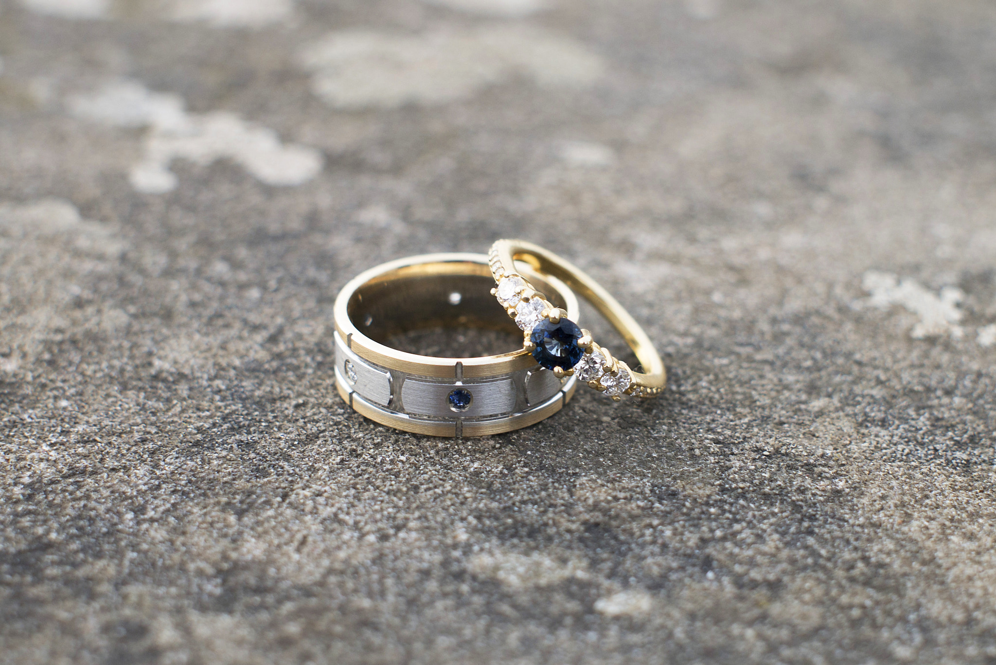 Panasonic Lumix DMC-G3 + Sigma 30mm F2.8 DN Art sample photo. Kendra and miko rings photography