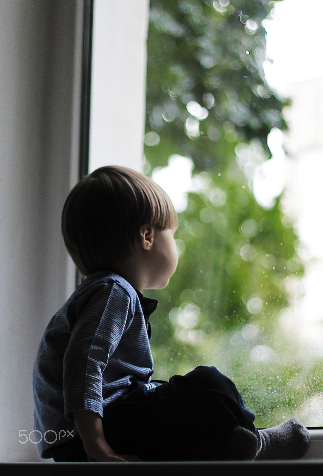 Canon EOS 1300D (EOS Rebel T6 / EOS Kiss X80) + Canon EF 50mm F1.8 II sample photo. Rain outside the window photography