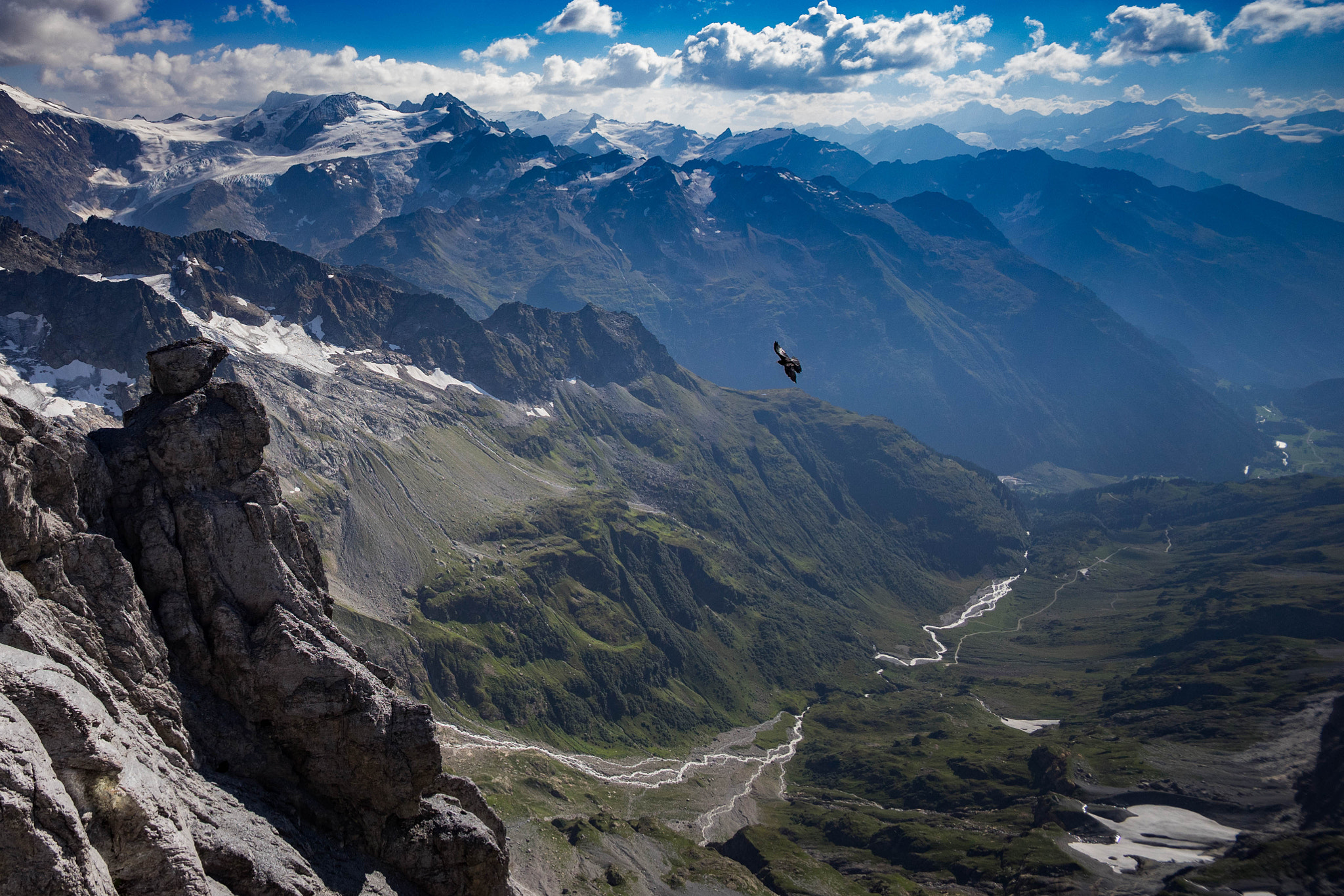 E 15mm F4.5 sample photo. View from titlis mountain, switzerland photography