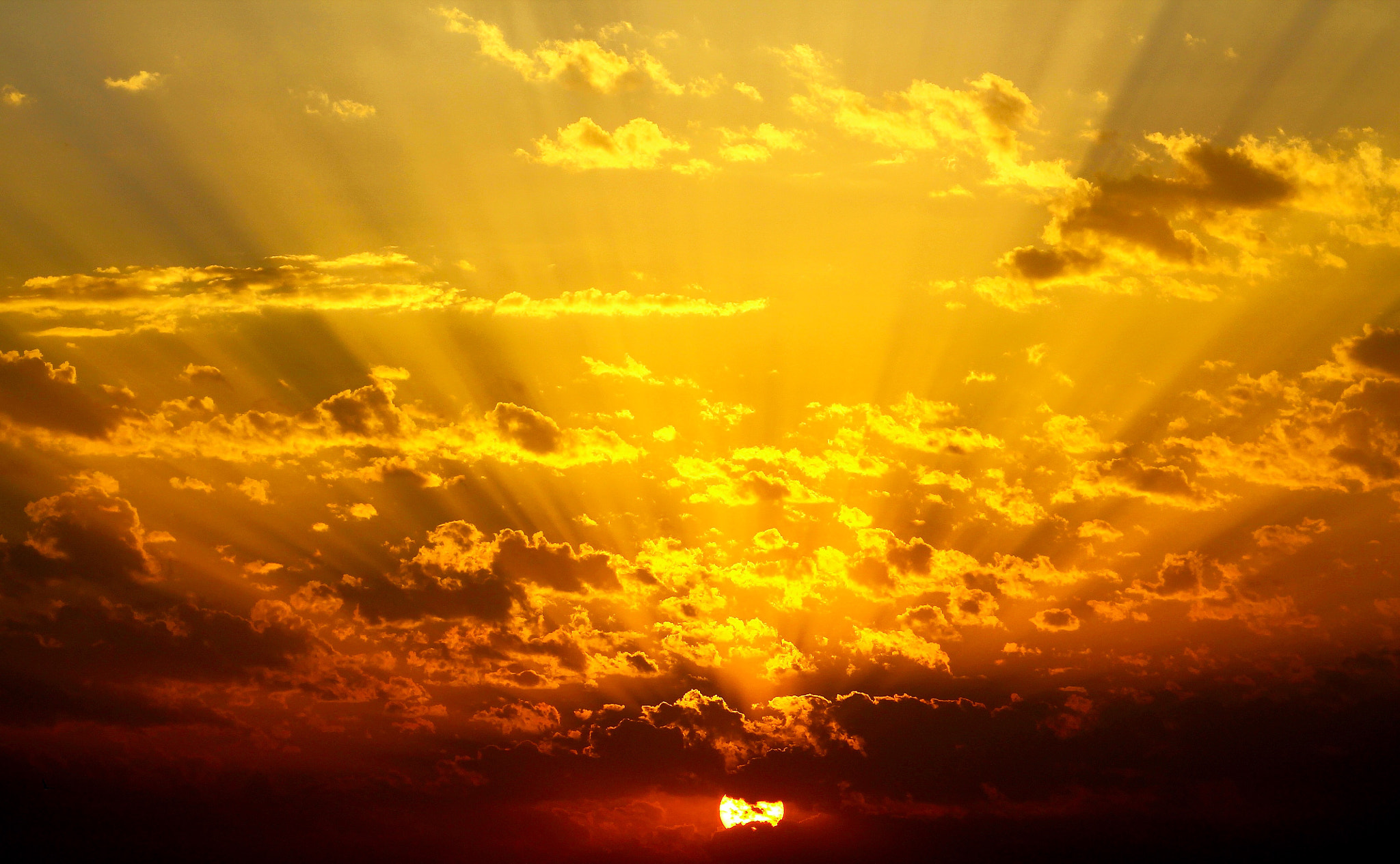 Canon EF75-300mm f/4-5.6 sample photo. Going out in a blaze of glory as sun sinks bellow the horizon on the arabian gulf photography