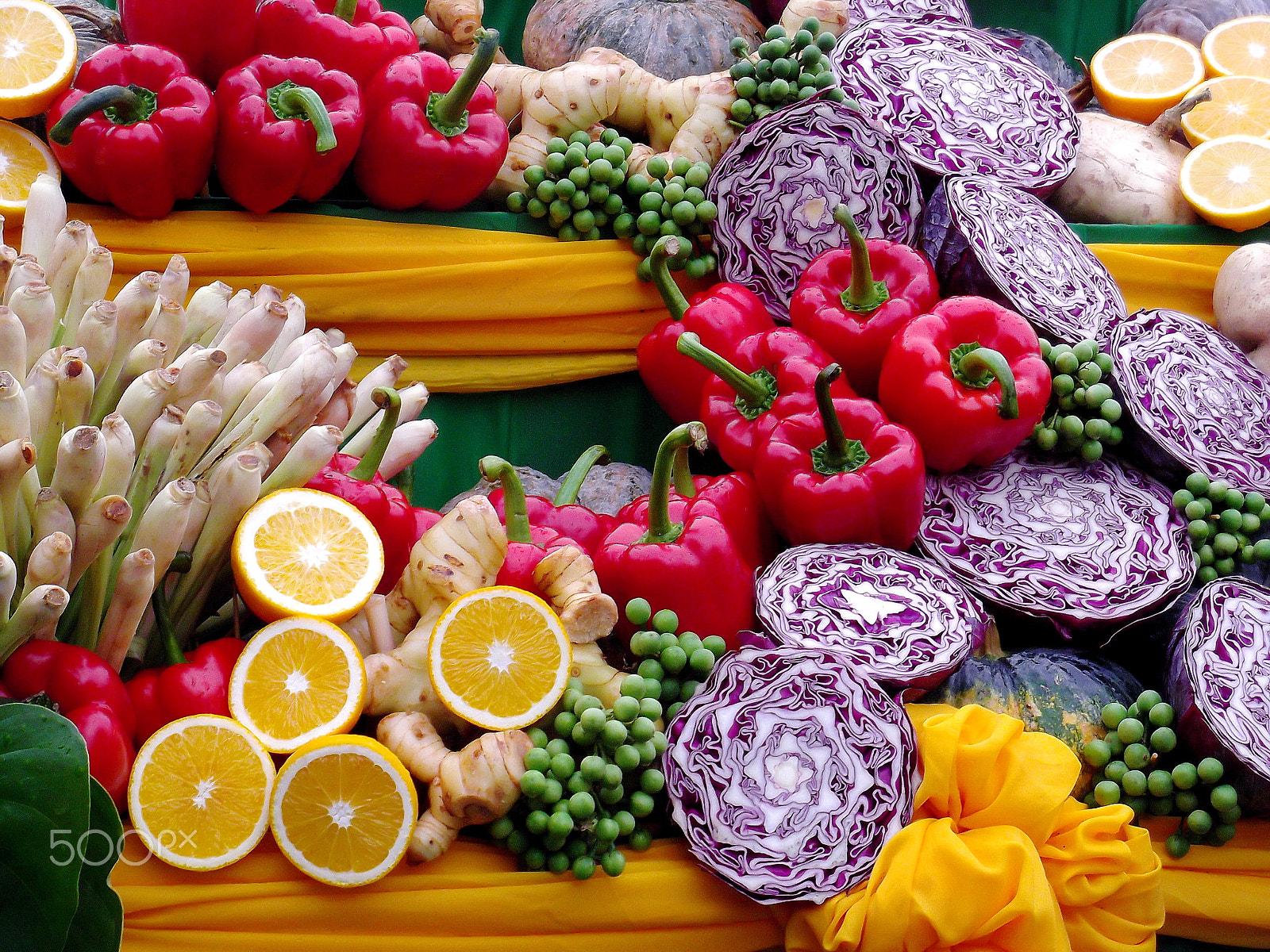 FujiFilm FinePix T300 (FinePix T305 / FinePix T305) sample photo. Vegetarian colours photography