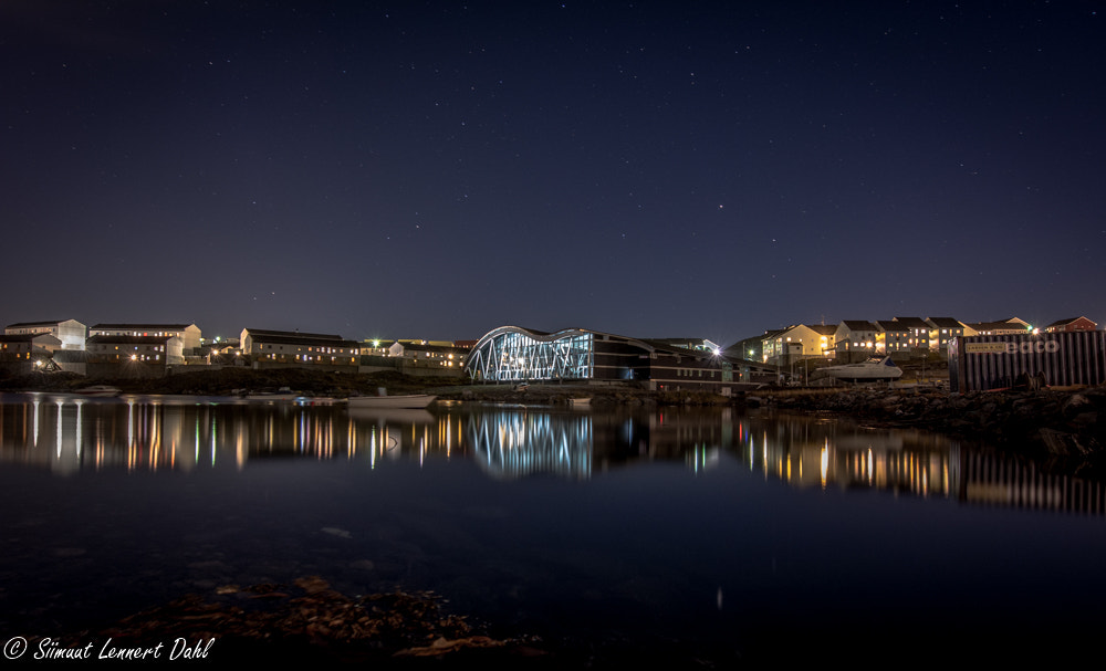 Nikon AF-S Nikkor 14-24mm F2.8G ED sample photo. Night photo nuussuaq photography