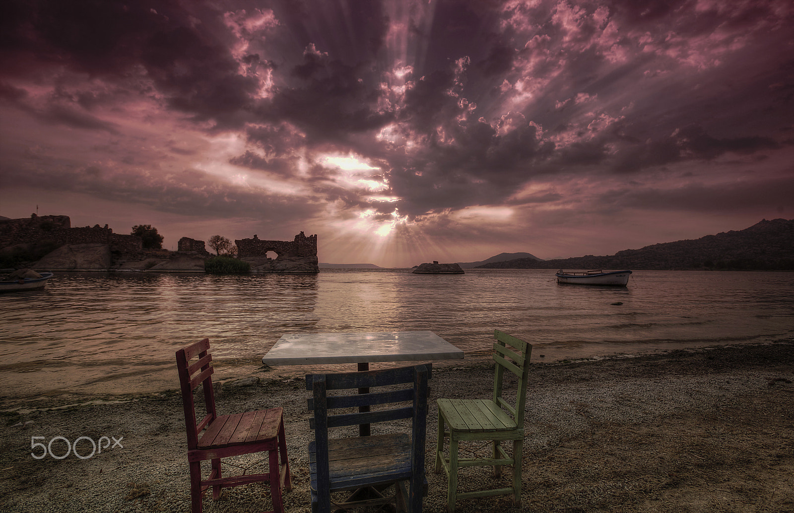 Nikon D3X sample photo. Table for 3 photography
