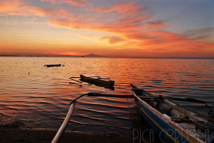 Panasonic Lumix DMC-ZS7 (Lumix DMC-TZ10) sample photo. Sunset canoe photography