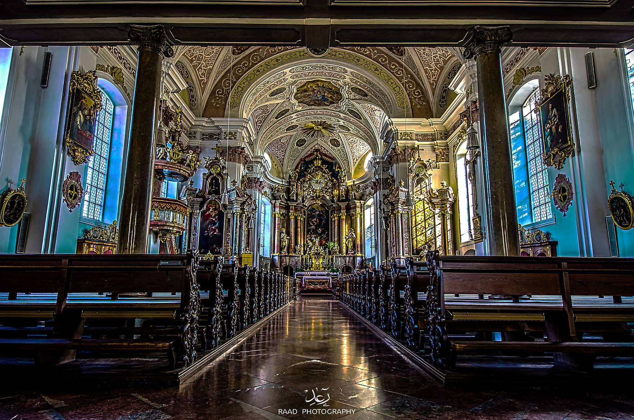 Nikon D90 sample photo. Stjohann church photography