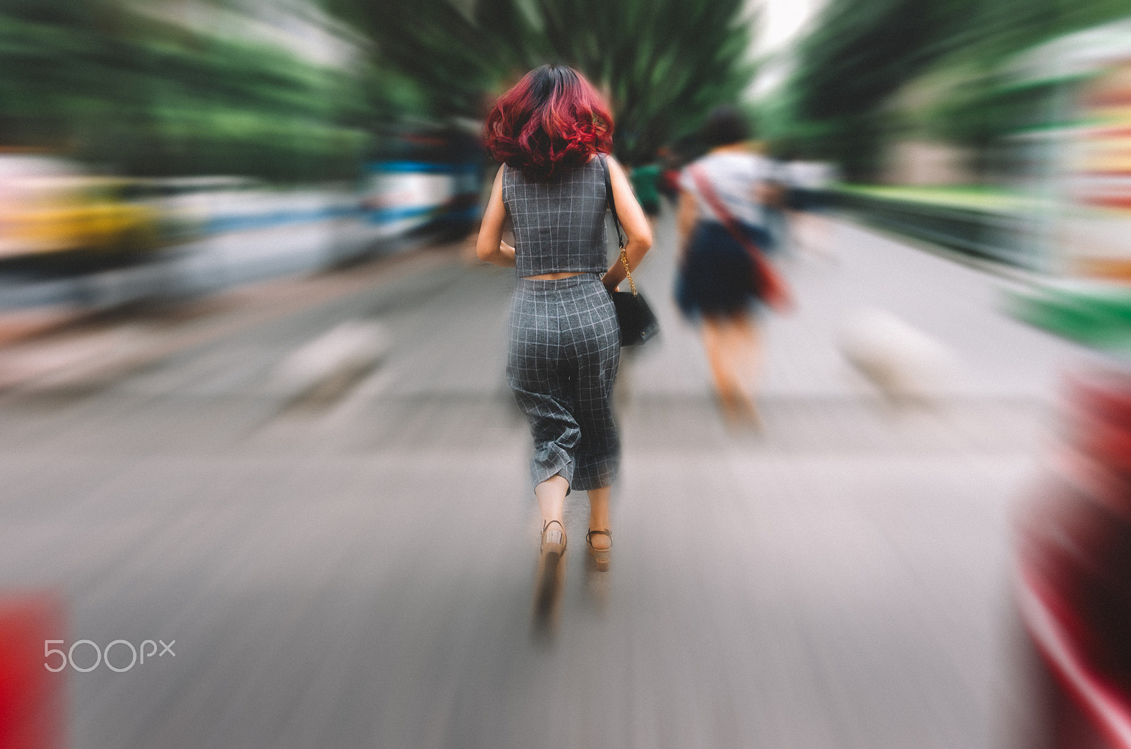 Pentax K-5 IIs sample photo. Street 674# redhair photography