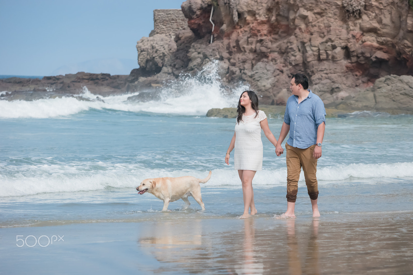 Samsung NX1 + NX 50-150mm F2.8 S sample photo. Beach engagement session photography
