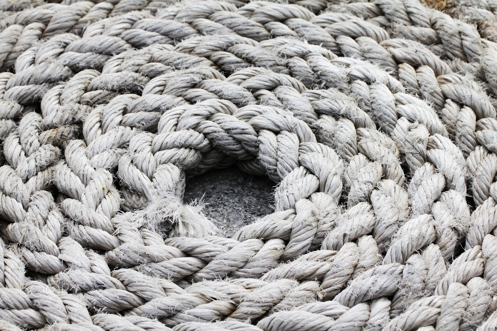 Canon EOS 550D (EOS Rebel T2i / EOS Kiss X4) + Canon EF 100mm F2.8L Macro IS USM sample photo. Rope spiral pattern photography