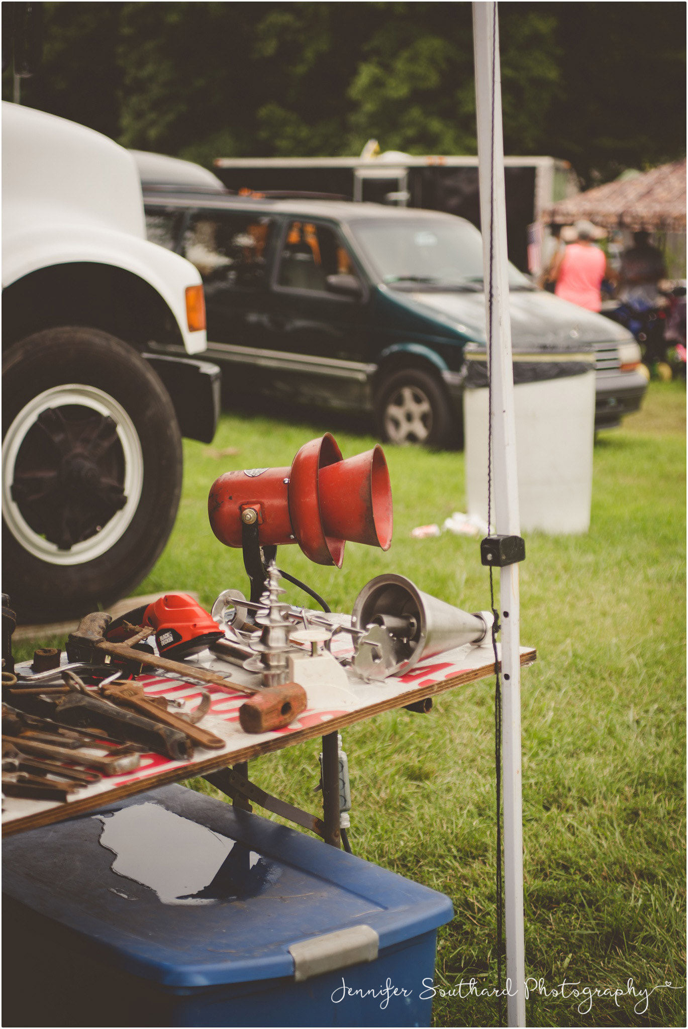 Sigma 24-70mm F2.8 EX DG Macro sample photo. Antique steam engine show; air horn photography