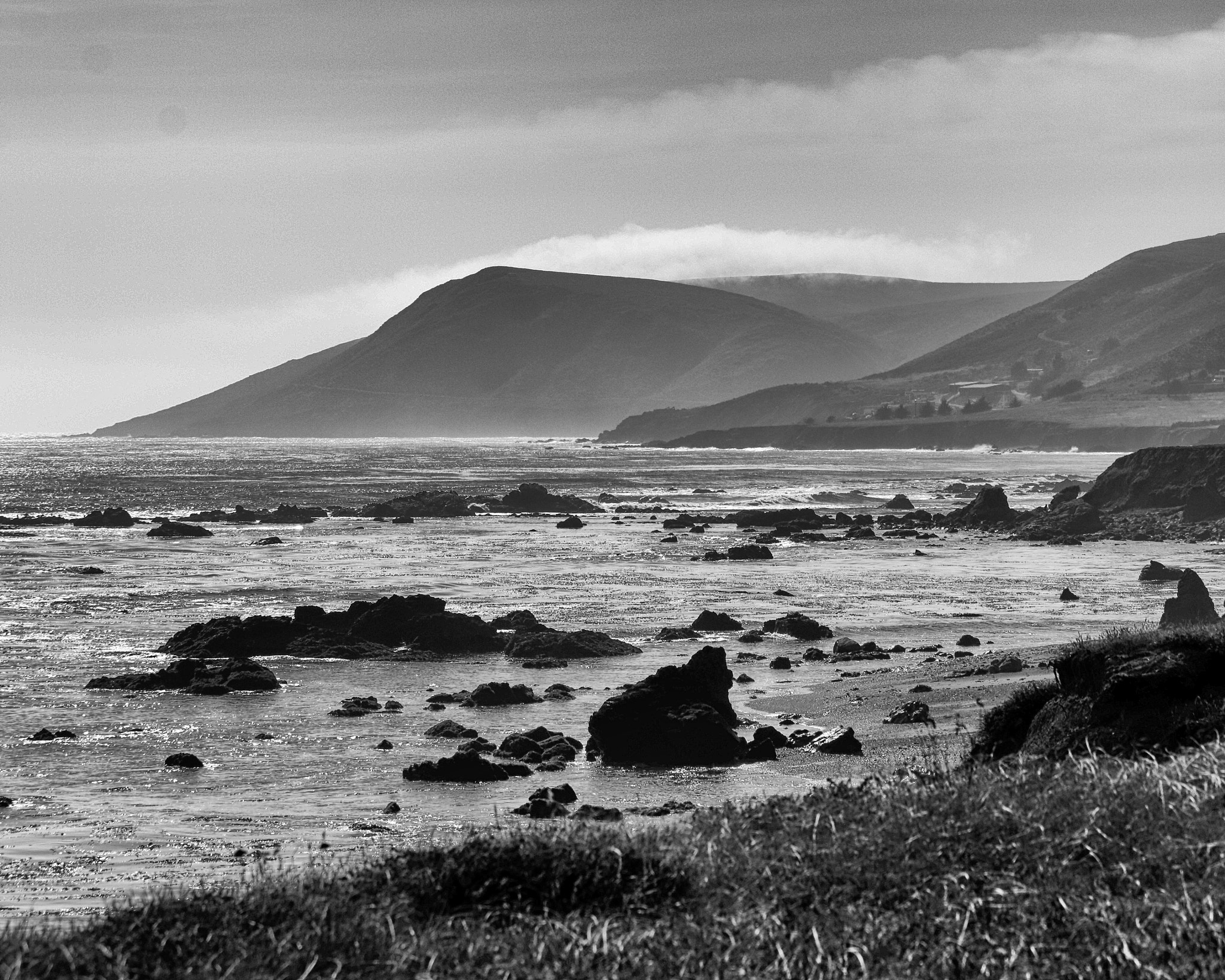 Canon EF-S 55-250mm F4-5.6 IS STM sample photo. Rocky coast photography