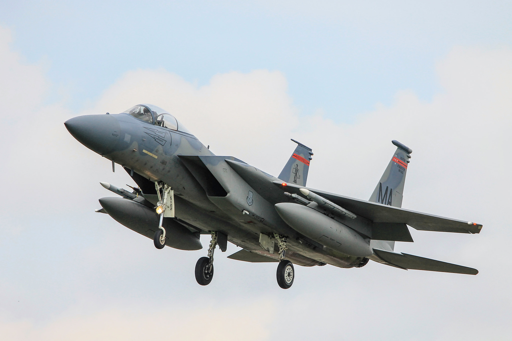 Canon EF 100-400mm F4.5-5.6L IS USM sample photo. F-15 photography