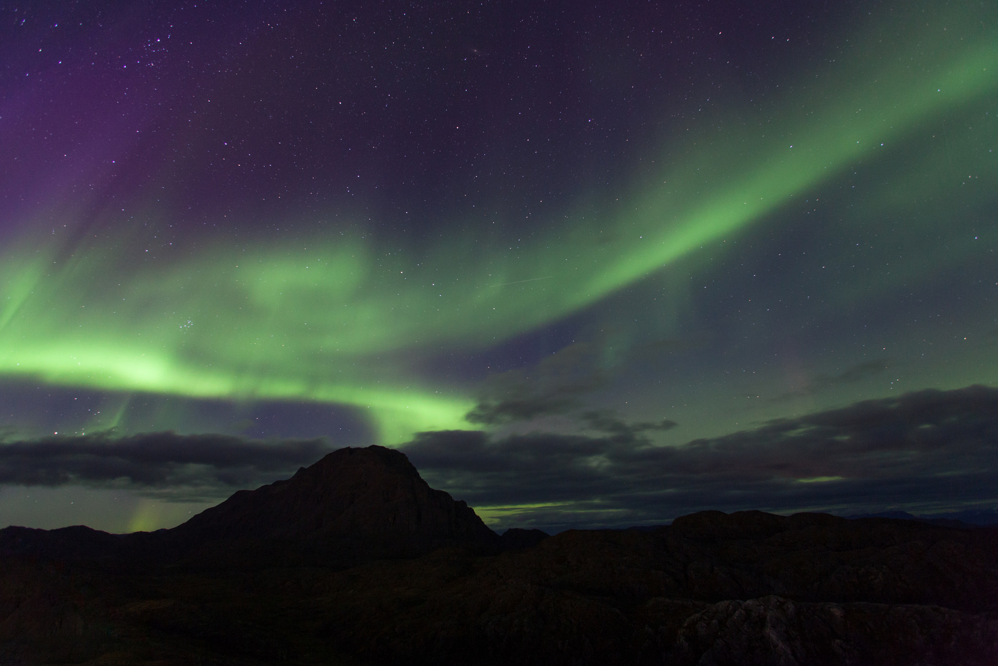 Canon EF 17-35mm f/2.8L sample photo. Auroras over nasaasaq, sisimiut photography