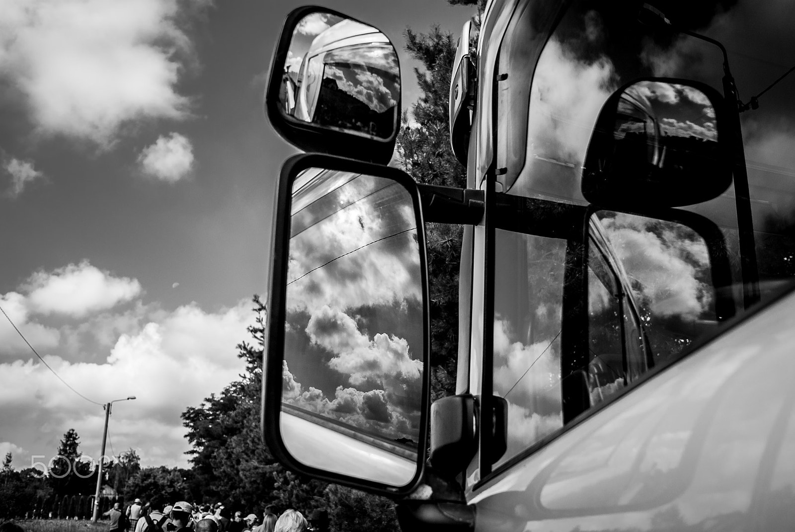 Nikon D80 sample photo. Sky in the mirrors photography