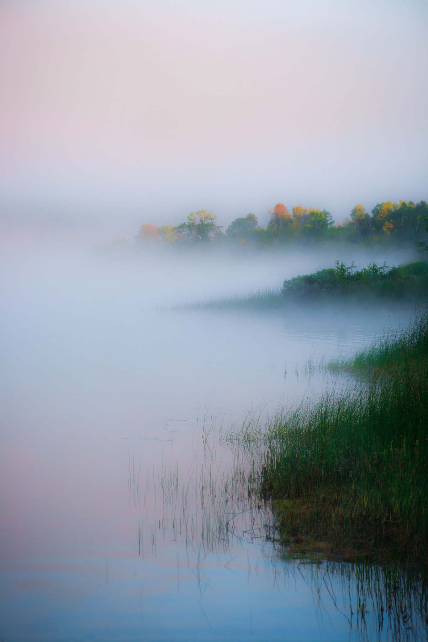 Canon EOS 5D + EF75-300mm f/4-5.6 sample photo. Morning mist photography