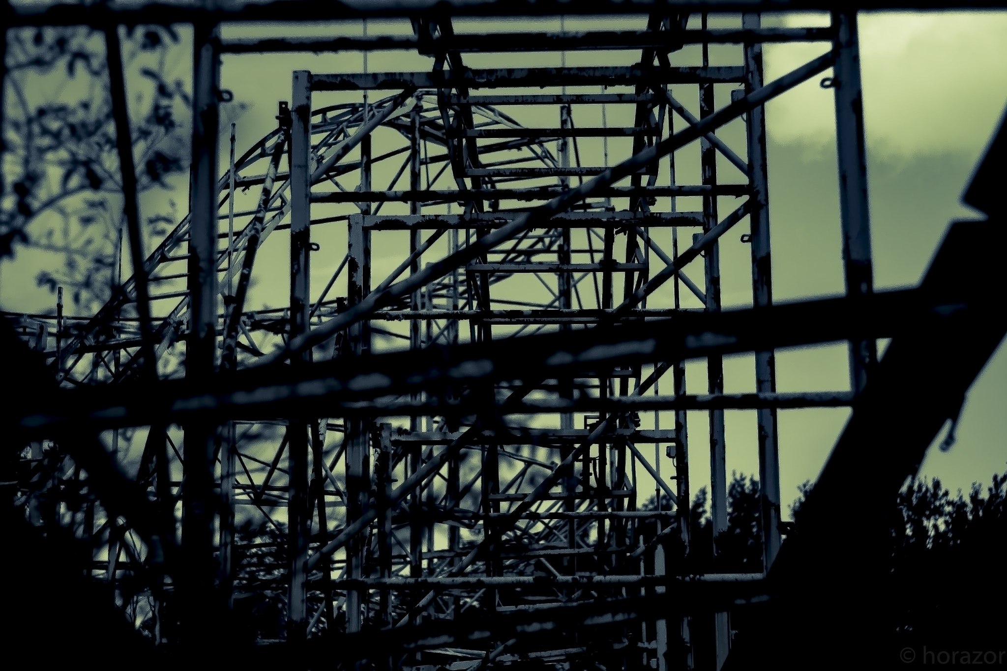 Canon EF 35-80mm f/4-5.6 sample photo. Rollercoaster photography