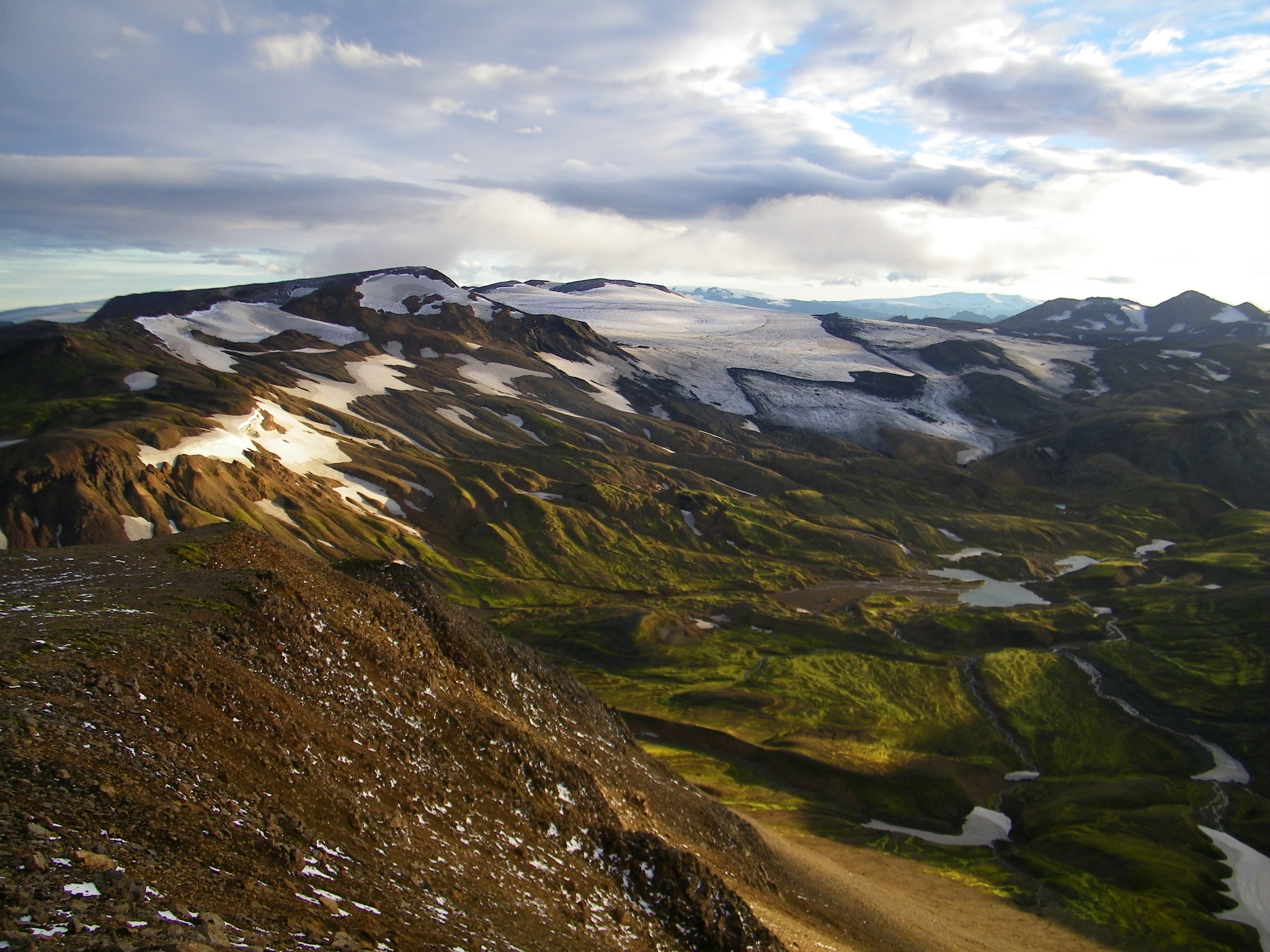 Kodak EASYSHARE Z1015 IS DIGITAL CAMERA sample photo. View on torfajökull from hábamur photography