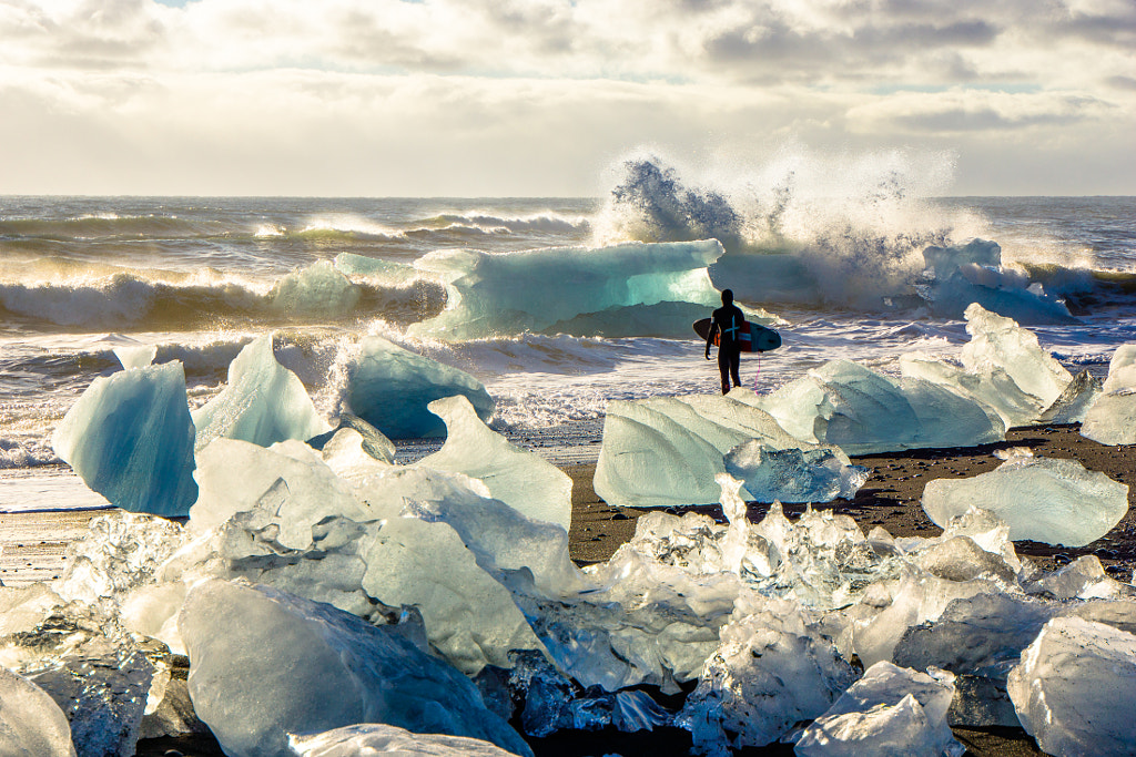 Arctic Surf under the Icelandic Sun by Chris Burkard on 500px.com