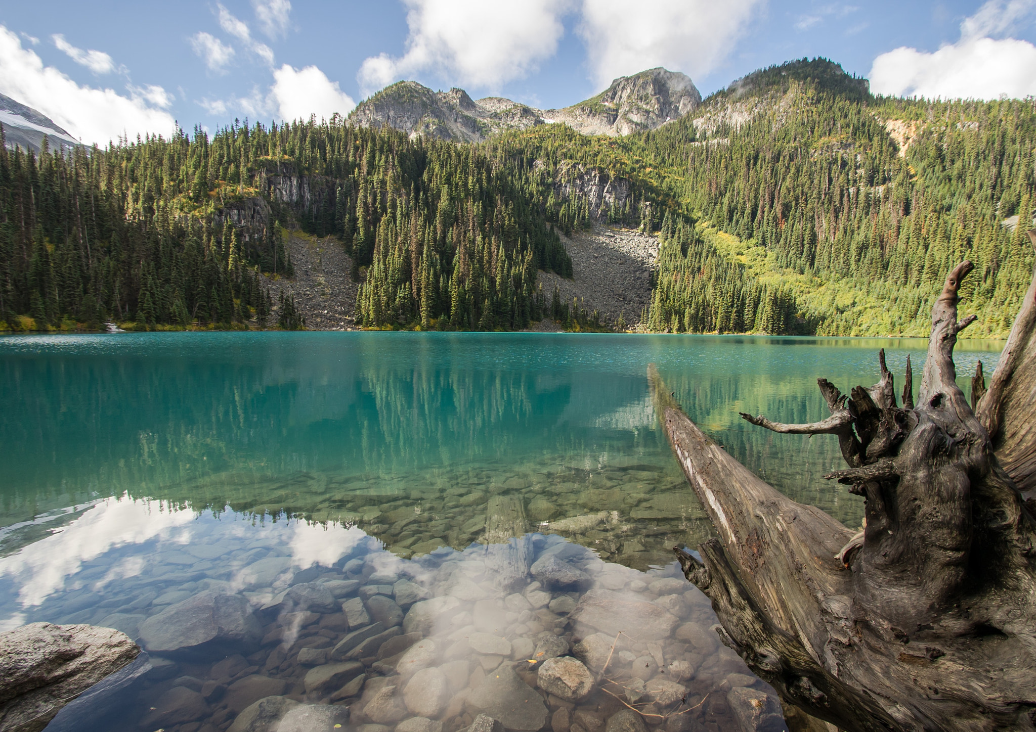 Canon EF-S 10-22mm F3.5-4.5 USM sample photo. Second lake at joffre photography