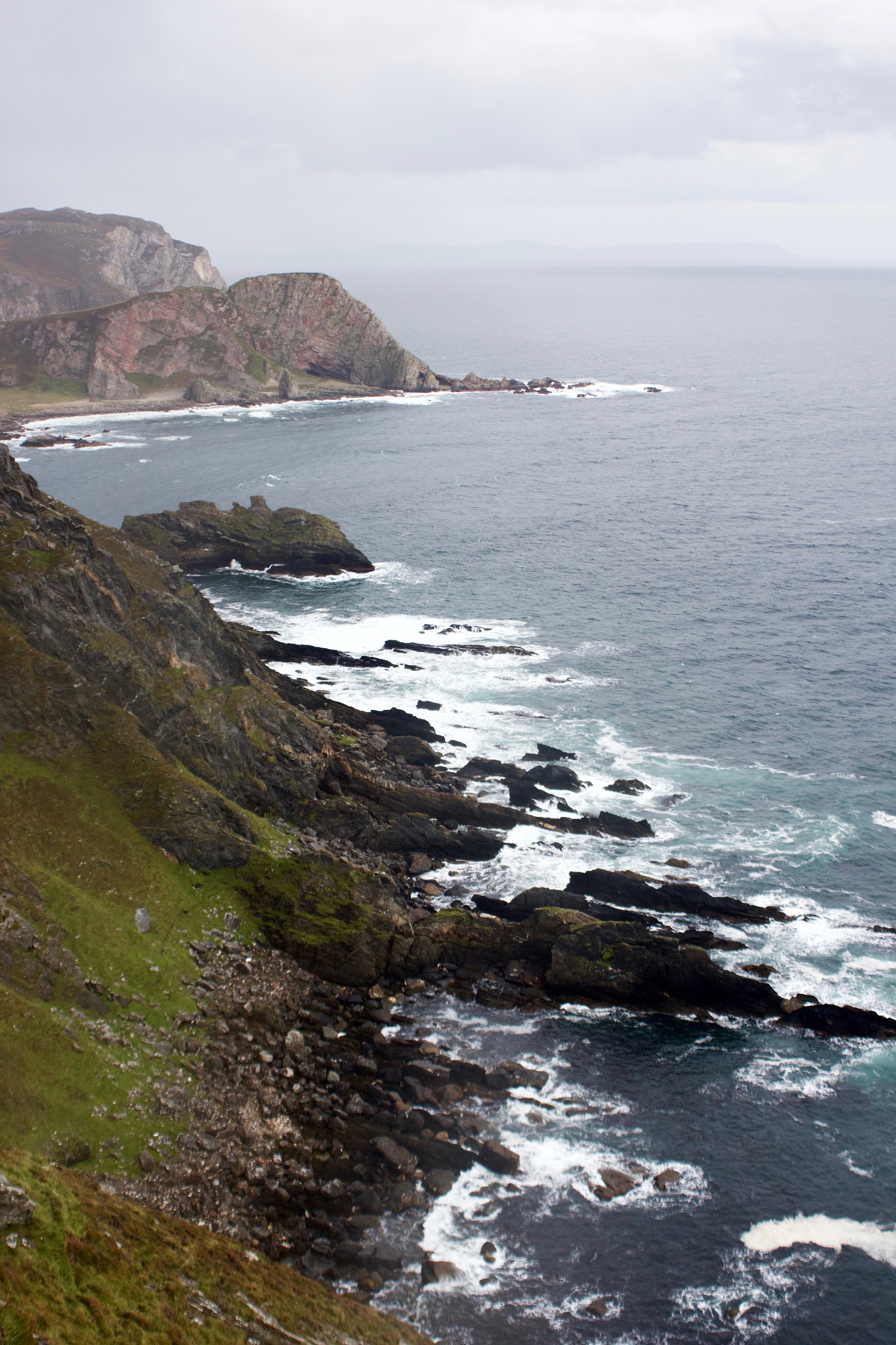 Canon EF 28-80mm f/3.5-5.6 USM IV sample photo. Rainfall at the american monument, islay, scotland photography