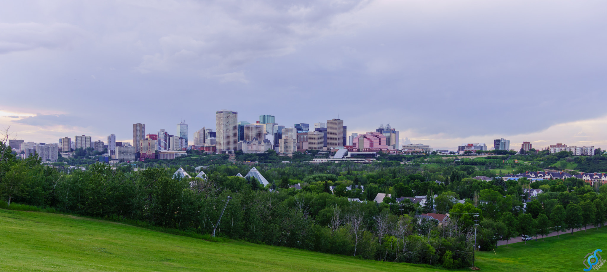 Sony Alpha NEX-7 sample photo. Edmonton, cityscape from gallagher park photography