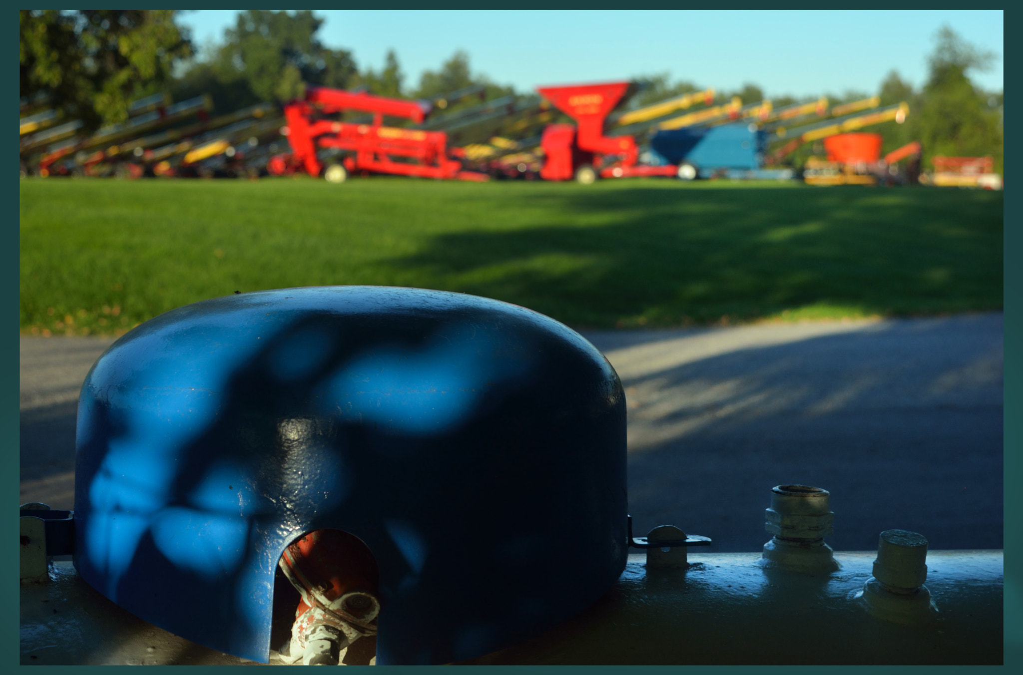 FSA-L2, EDG 65, 800mm F13 G sample photo. Big machinery (farma) 2 framed photography