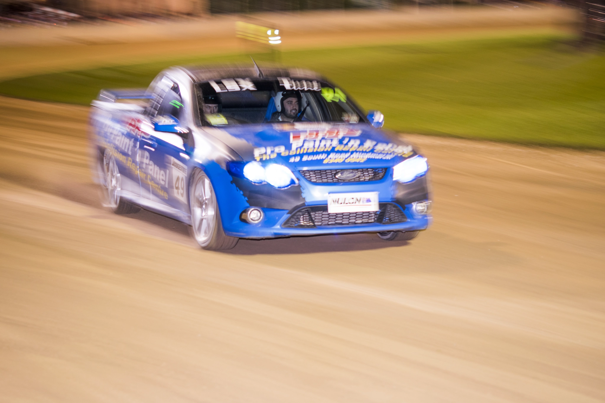 Nikon AF-S Micro-Nikkor 60mm F2.8G ED sample photo. Motion blur of ford ute photography