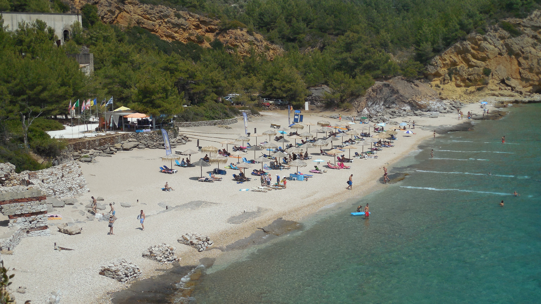 Nikon COOLPIX L620 sample photo. Metalia beach thassos greece photography