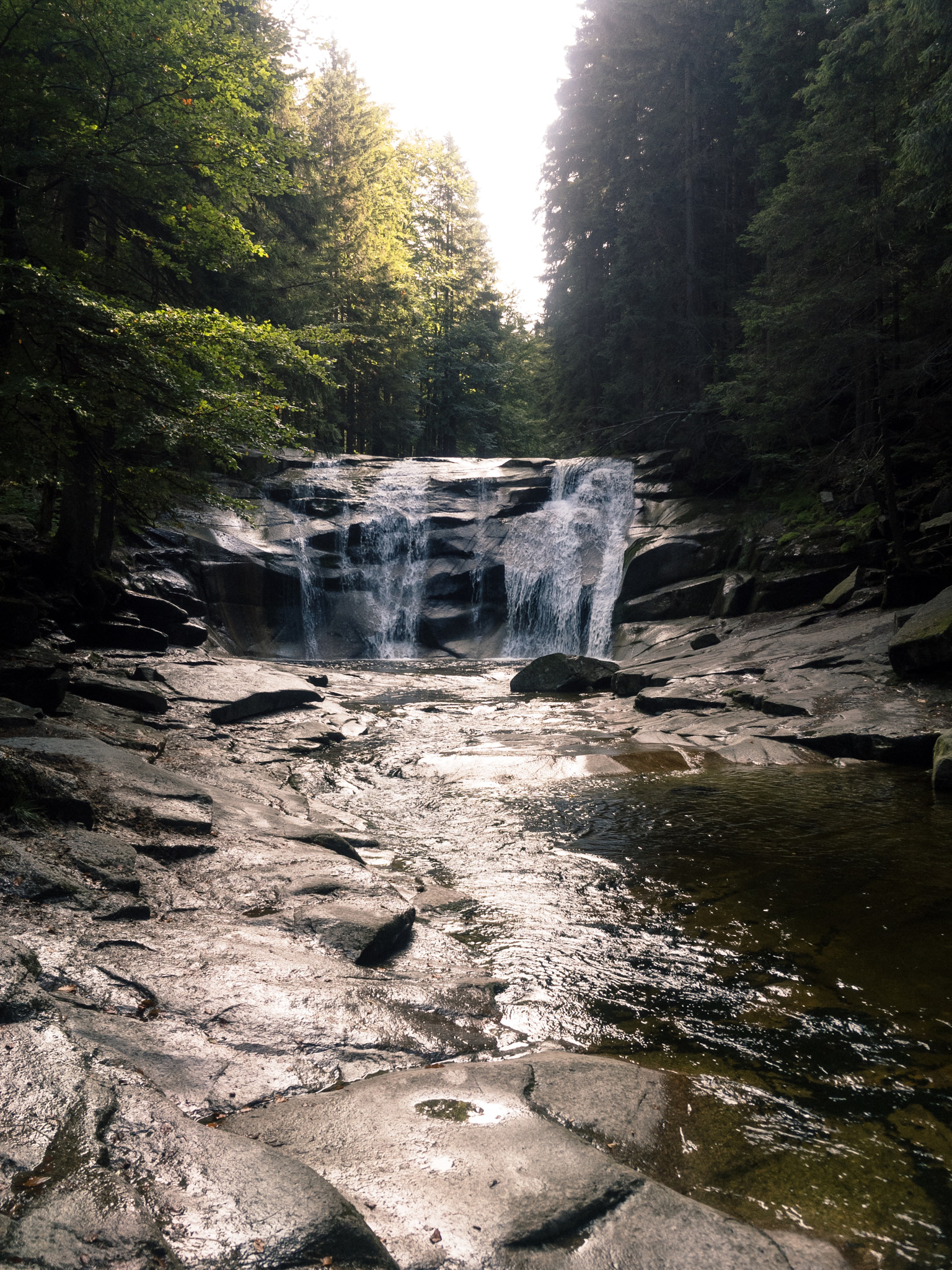 Apple iPhone + iPhone SE back camera 4.15mm f/2.2 sample photo. Mumlava waterfall photography