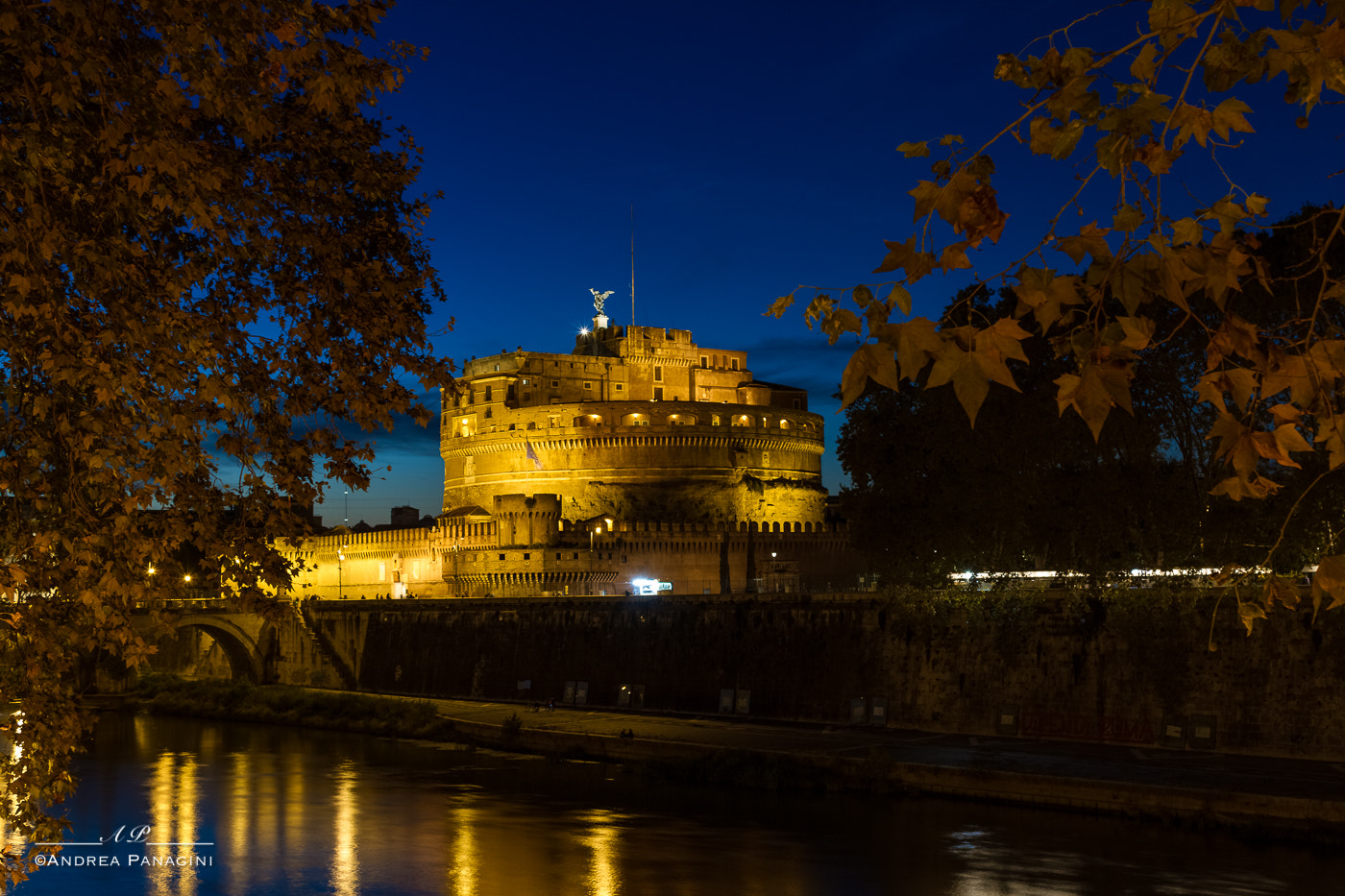 Canon EF-S 18-55mm F3.5-5.6 III sample photo. Castel sant'angelo incorniciato photography