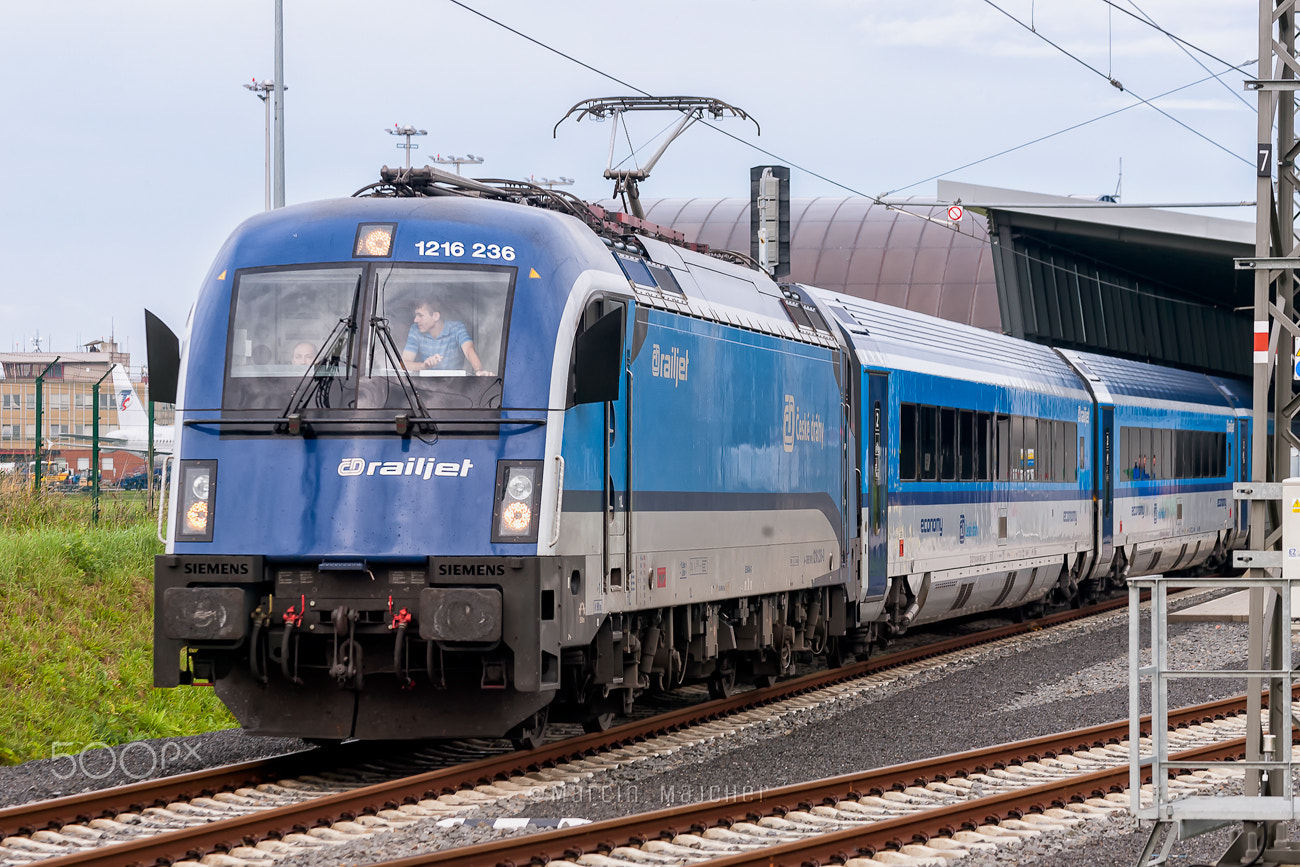 Canon EOS-1D Mark II N sample photo. Siemiens eurospinter, es64u4-21108, cd railjet photography