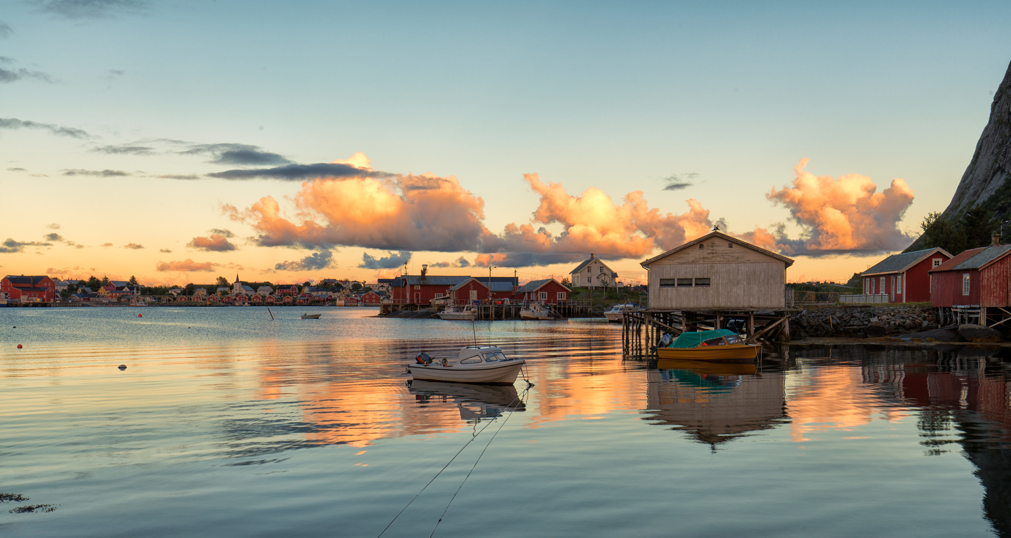 Sony a7R II + Canon EF 16-35mm F4L IS USM sample photo. A norwegian village photography