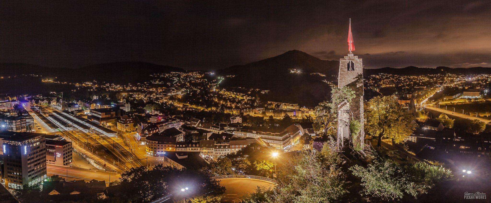 Canon EF 20-35mm F3.5-4.5 USM sample photo. Baden by night photography