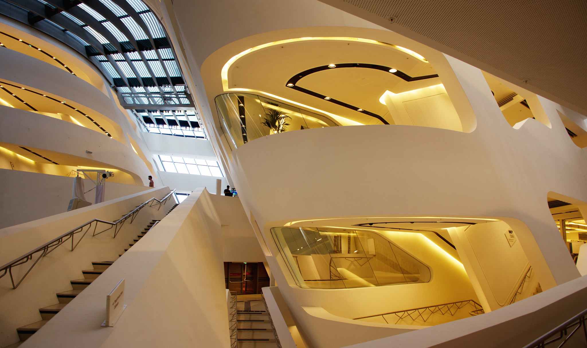 Nikon D3S sample photo. ... inside zaha hadid photography