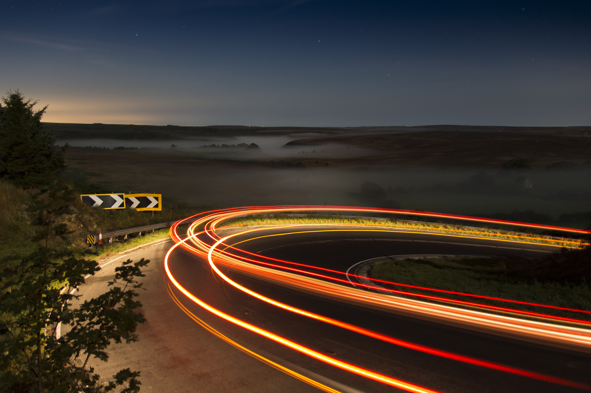 Canon EF-S 17-55mm F2.8 IS USM sample photo. Light trails  photography