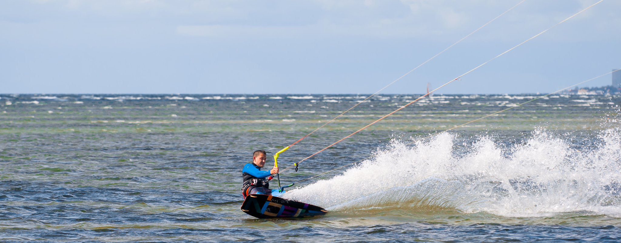 Sigma 150mm F2.8 EX DG Macro HSM sample photo. Kite surfer photography