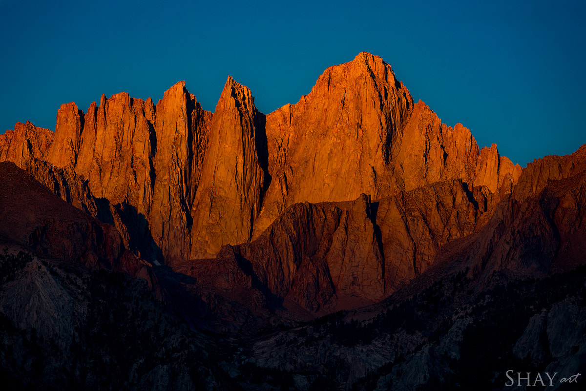 Sony 70-400mm F4-5.6 G SSM II sample photo. Whitney daybreak photography