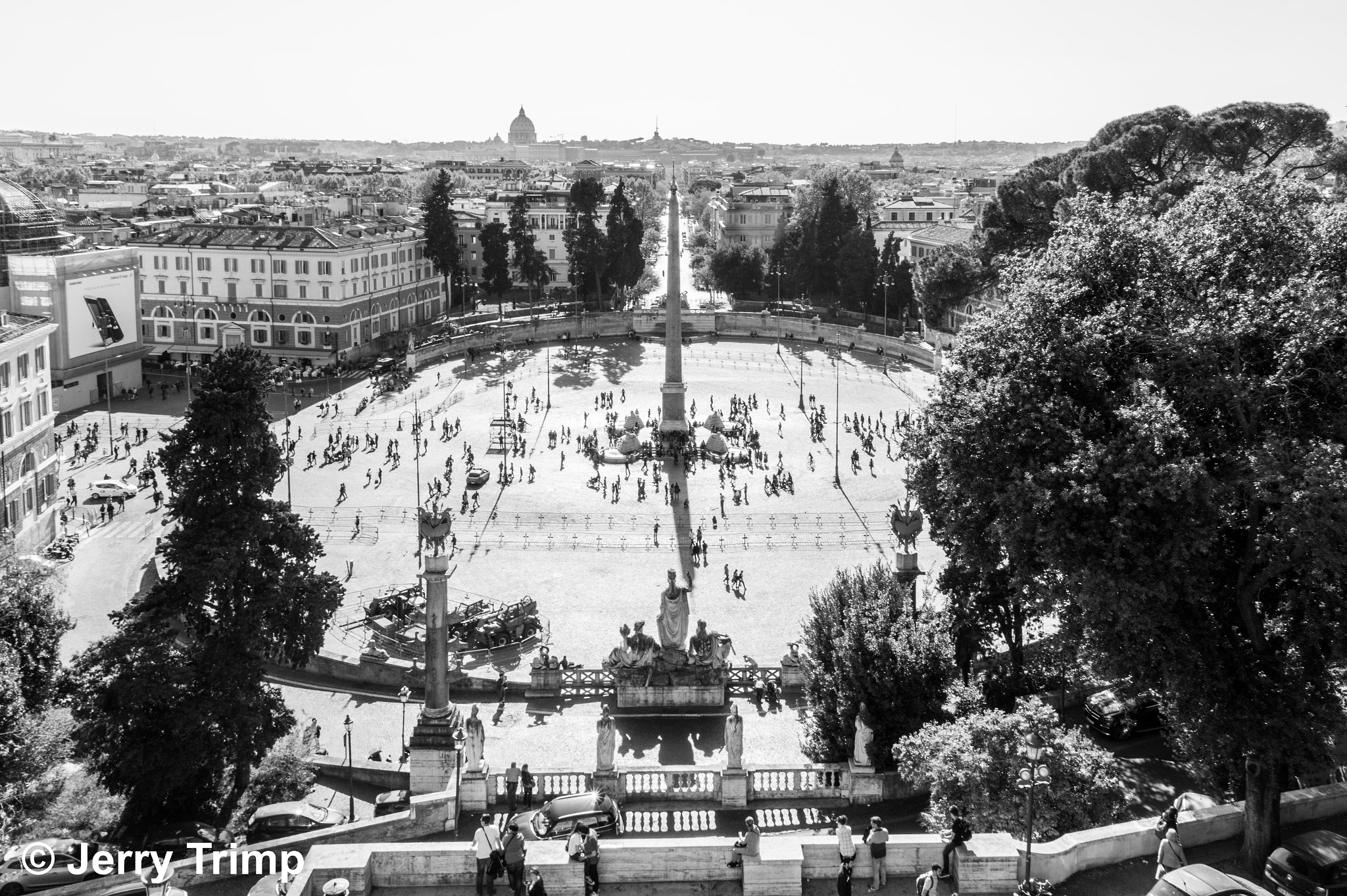 Sony SLT-A58 + Sigma 18-200mm F3.5-6.3 DC sample photo. Piazza del popolo photography